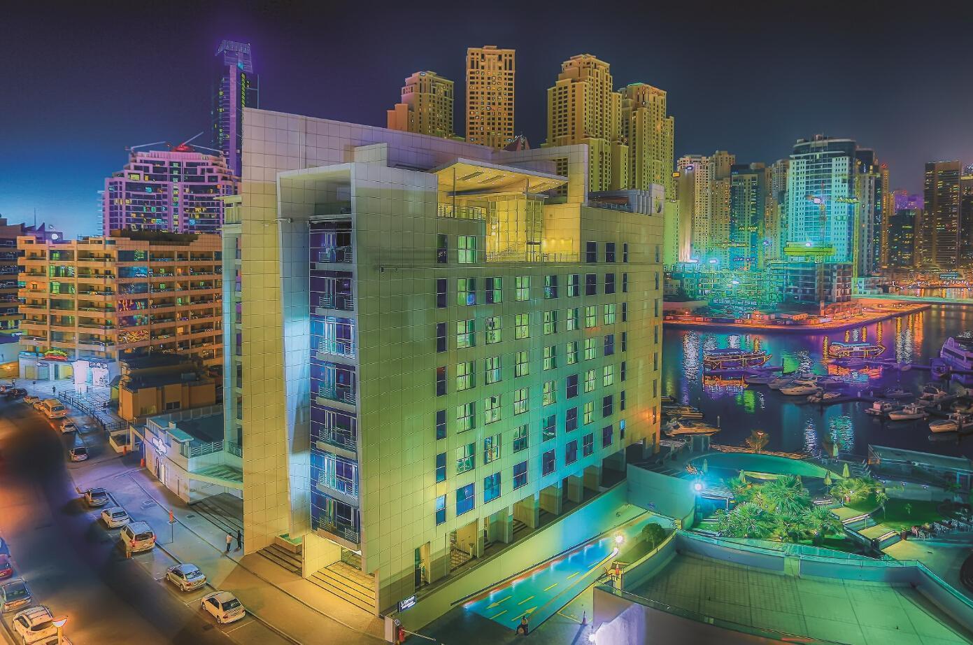 จันนาห์ มารีนา โฮเทล อพาร์ตเมนต์ Hotel ดูไบ ภายนอก รูปภาพ