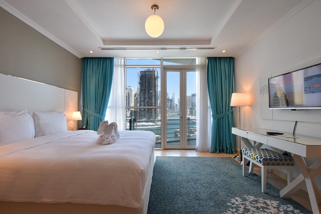 จันนาห์ มารีนา โฮเทล อพาร์ตเมนต์ Hotel ดูไบ ภายนอก รูปภาพ